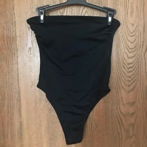 Black Xhilaration One-Piece Swimsuit